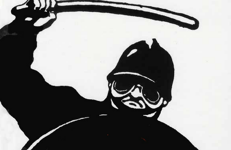 Collomb et le droit de manifester.