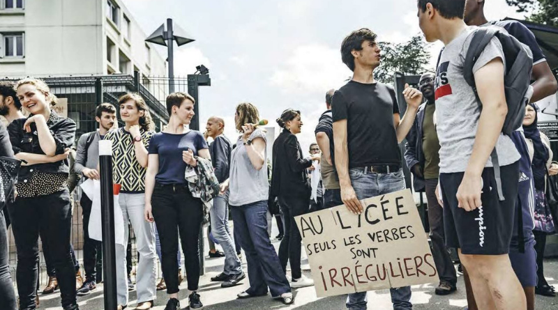 Tribune : par des élèves de première du lycée Jacques-Feyder d’Epinay-sur-Seine (Seine-Saint-Denis).