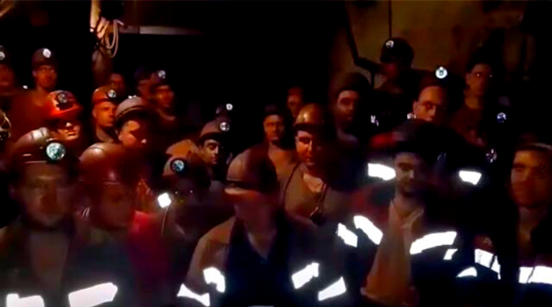 Grève souterraine en Ukraine !