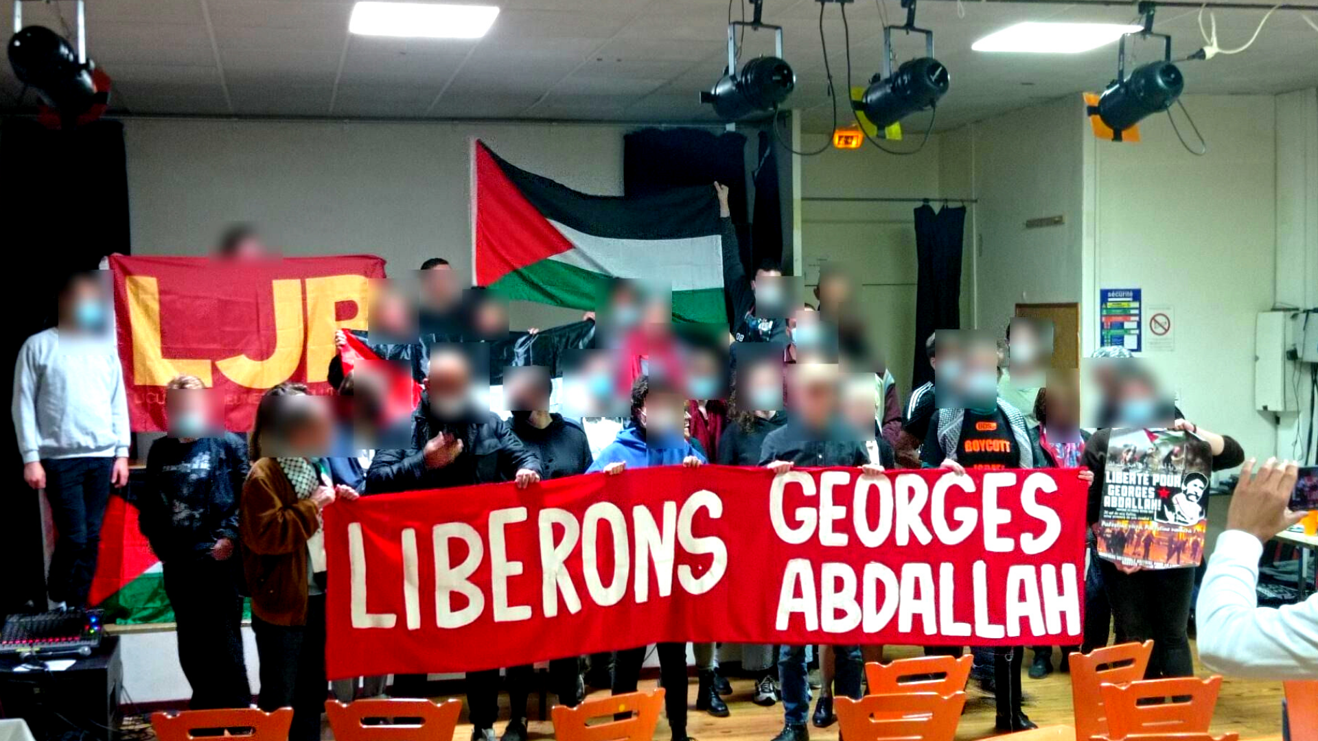 Soirée de solidarité avec Georges Abdallah.