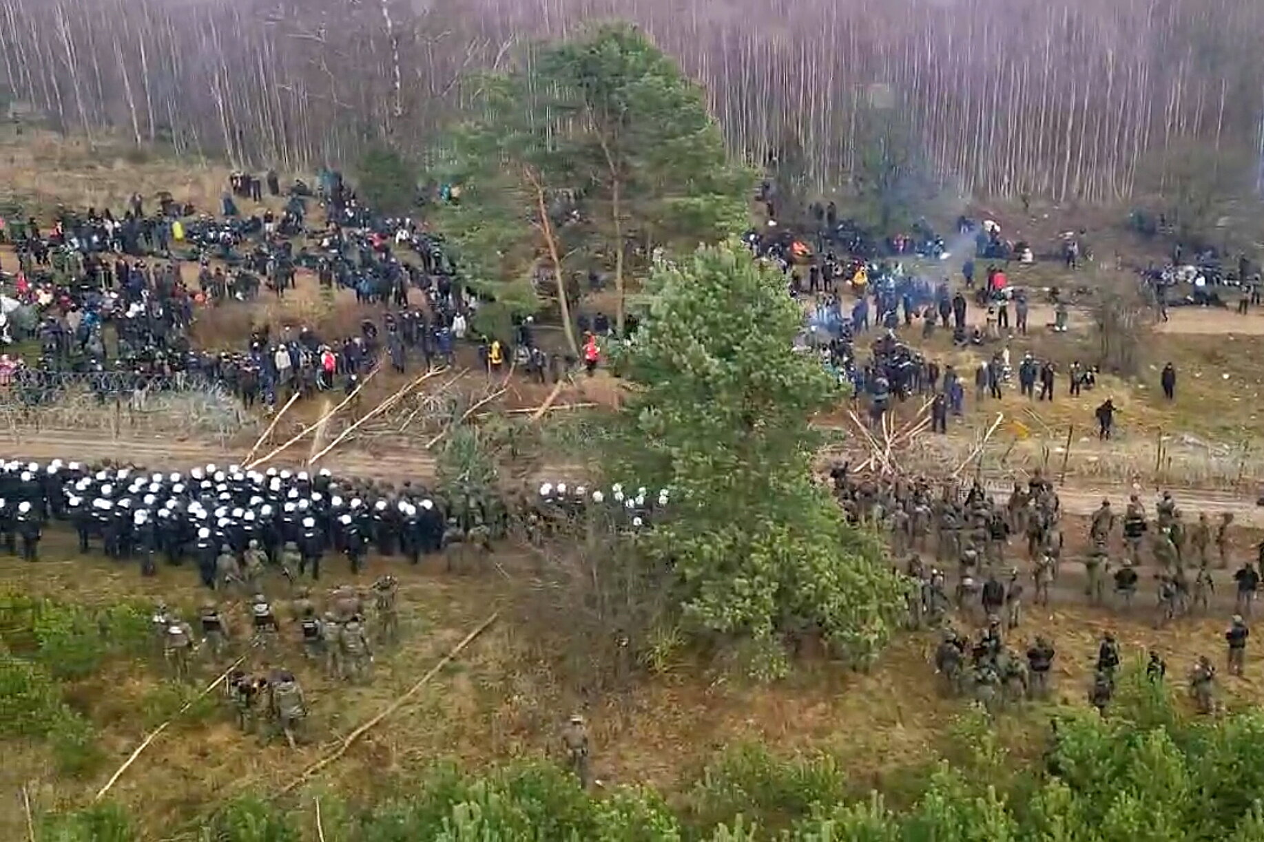 ICOR Europe : Solidarité avec les réfugiés dans la zone frontalière polonaise / biélorusse !